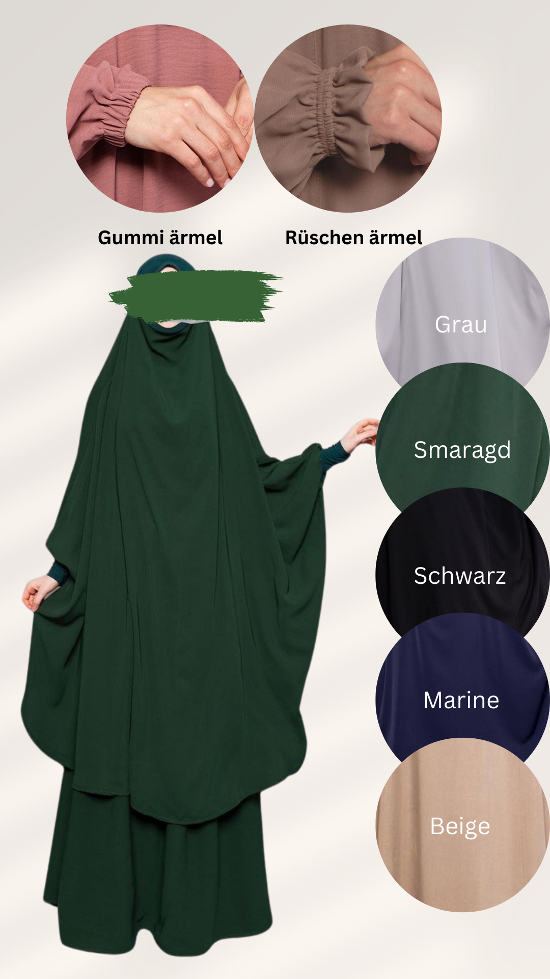 Djasia Khimar Set Baumwolle