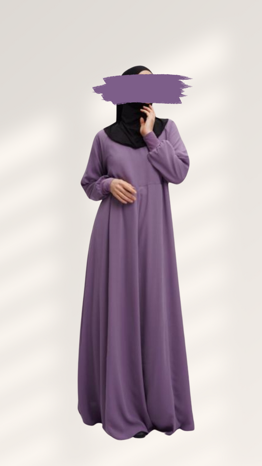 Djasia Abaya A-Linie Abaya Seide