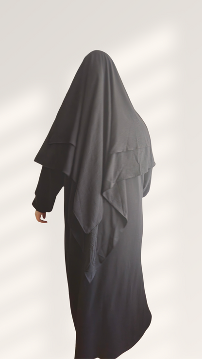 2 layer Khimar aus Premium Jazz