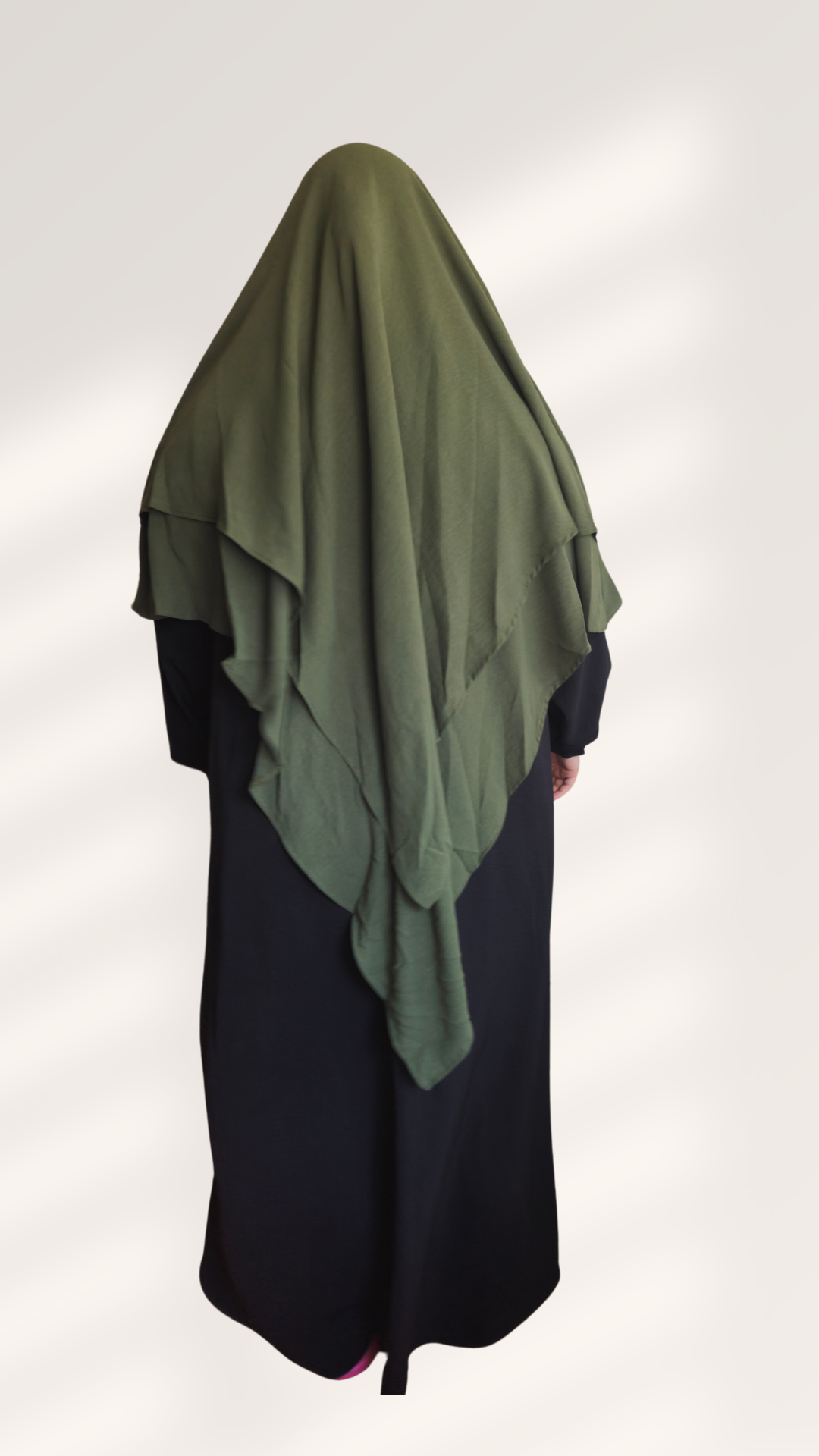 2 layer Khimar aus Premium Jazz