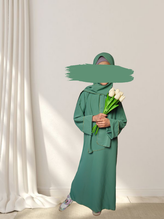 Abaya Medina Seide 2 in 1