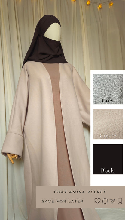 Coat Amina Velvet