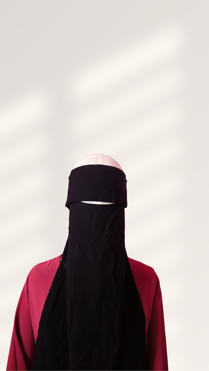 Jersey Niqab mit Klappe