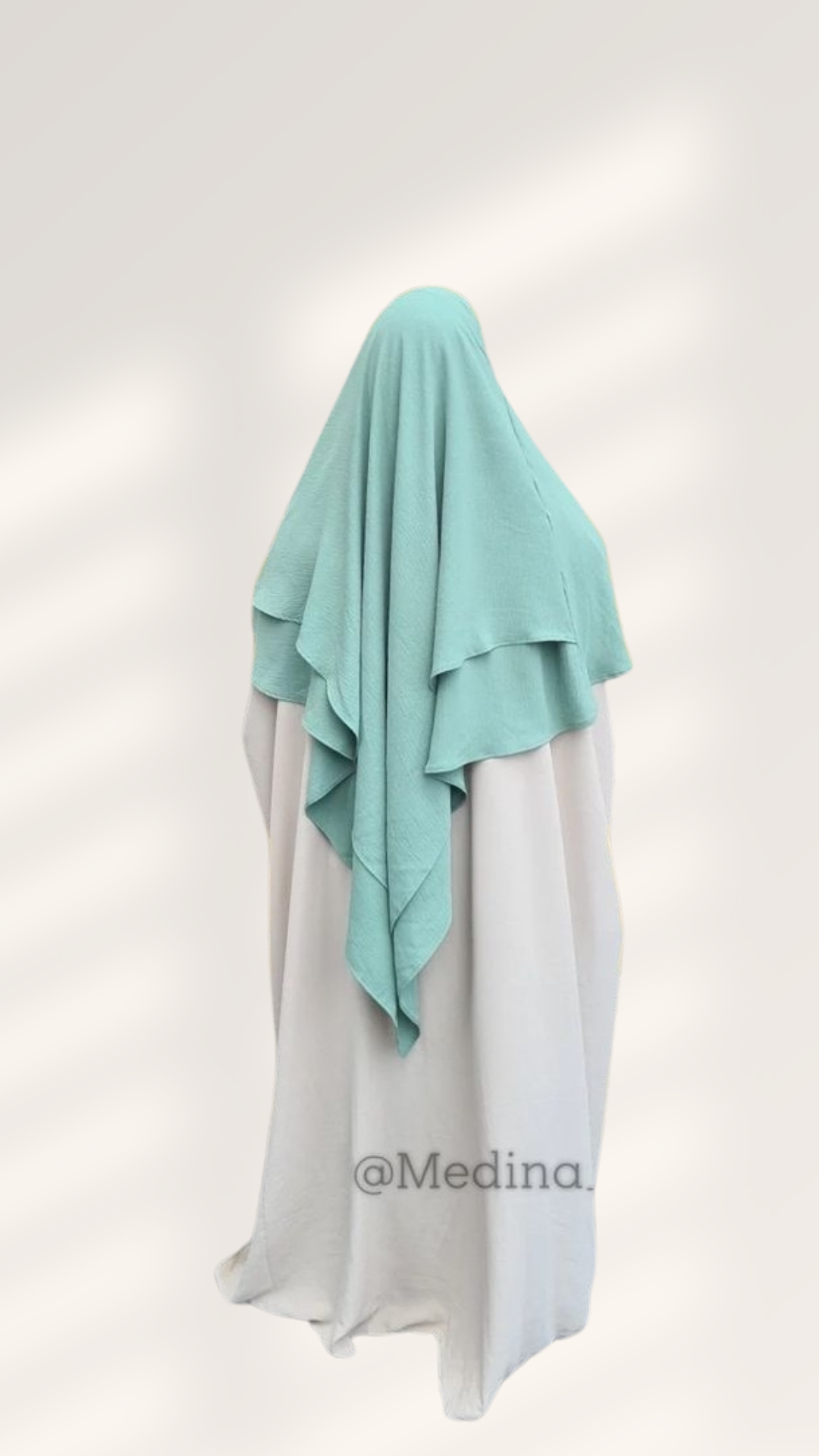 2 layer Khimar aus Premium Jazz