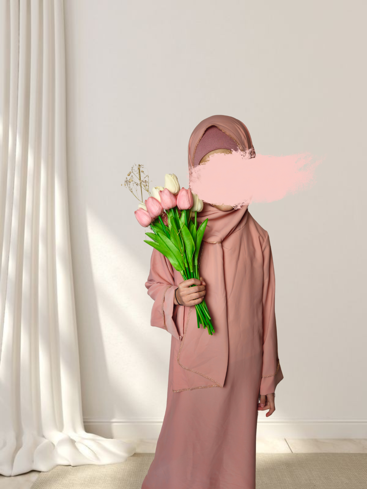 Abaya Medina Seide 2 in 1