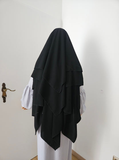 XXL Winter Niqab aus Baumwolle