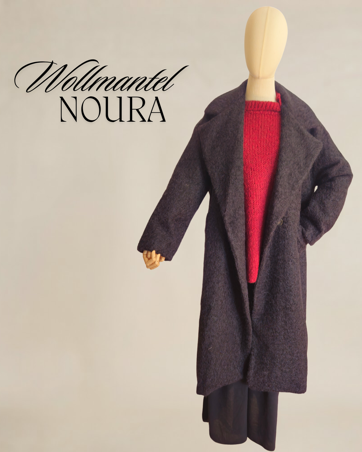 Wollmantel Noura