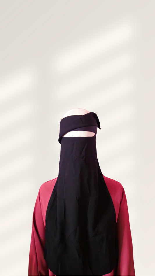 Jersey Niqab mit Klappe