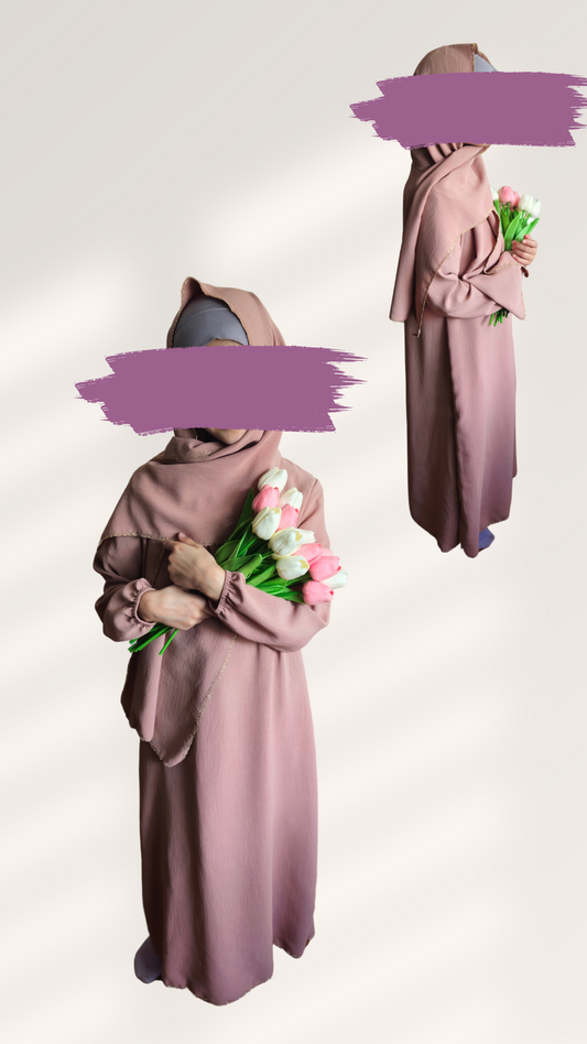 2 in 1 Kinder Abaya